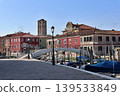 Murano, off the coast of Venice, Italy: The Therese Bridge over the San Donato Canal. 139533849