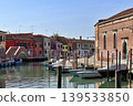 Murano, off the coast of Venice, Italy: San Donato Canal and San Martino Bridge 139533850