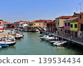 Murano, off the coast of Venice, Italy: The San Donato Canal and the San Martino Bridge as seen from the San Donato Bridge. 139534434