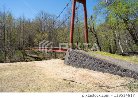The bridge over the Yanagisawa River on the Nishinoko course (Oku-Nikko) 139534617