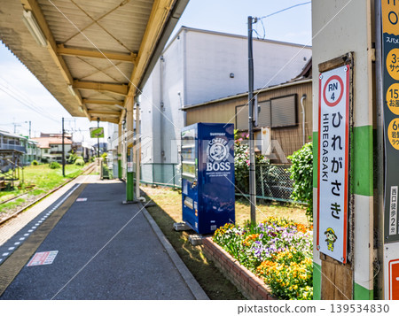 Station sign for Hirezaki Station on the Ryutetsu Nagareyama Line Station sign for Hirezaki Station on the Ryutetsu Nagareyama Line 139534830