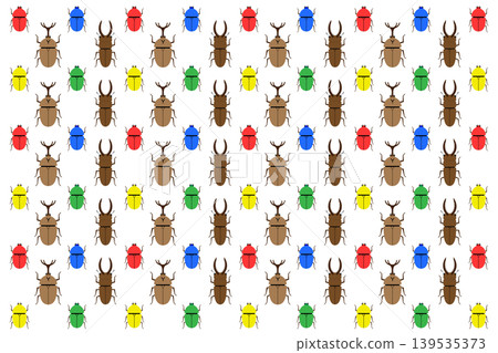 Illustrations of various beetles Illustrations of various beetles 139535373