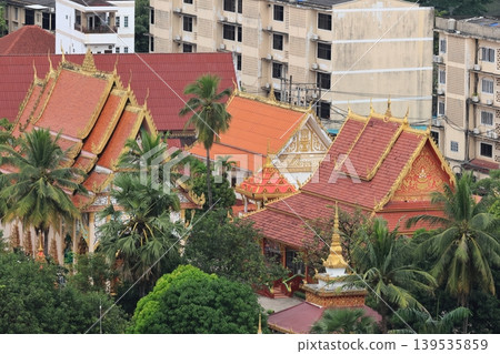 View from above Vientiane, Laos 139535859