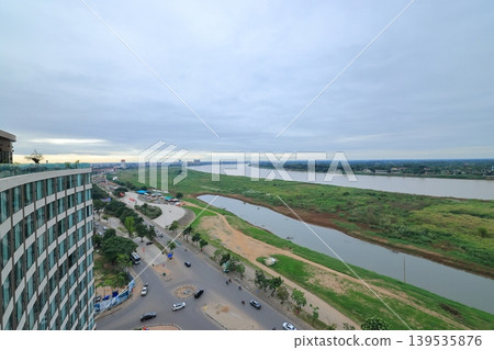 View from above Vientiane, Laos View from above Vientiane, Laos 139535876