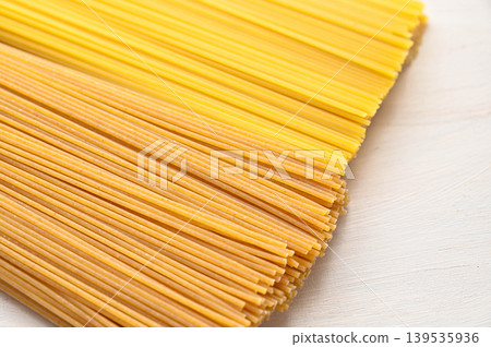 Health-conscious whole wheat pasta and classic wheat pasta Health-conscious whole wheat pasta and classic wheat pasta 139535936