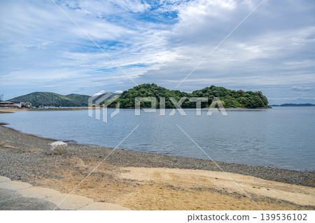 The scenery of Sakoshiura and Ikushima in Akaho. The scenery of Sakoshiura and Ikushima in Akaho. 139536102