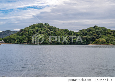 The scenery of Sakoshiura and Ikushima in Akaho. The scenery of Sakoshiura and Ikushima in Akaho. 139536103