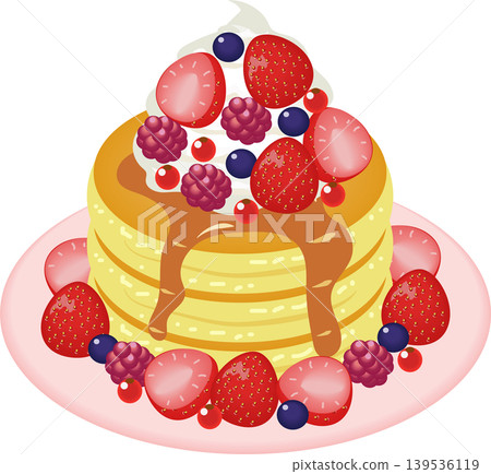 Berry pan cake Berry pan cake 139536119
