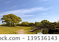 A park with a pond 139536143