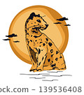 Doodle Jaguar Sketch Clip Art  139536408