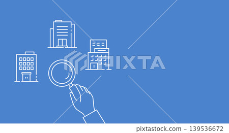 Vector illustration (line art, blue) depicting competitive research and company analysis. Editable stroke. Vector illustration (line art, blue) depicting competitive research and company analysis. Editable stroke. 139536672
