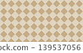 Cream and biege ceramic tiles diagonal pattern background vector illustration 139537056