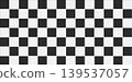 Black and white  ceramic tiles diagonal texture background with classic checkerboard pattern vector illustration 139537057