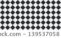 Black and white  ceramic tiles  texture background with classic checkerboard pattern vector illustration 139537058