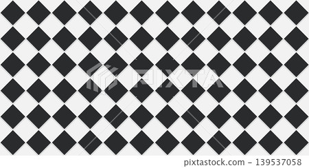 Black and white ceramic tiles texture background with classic checkerboard pattern vector illustration Black and white ceramic tiles texture background with classic checkerboard pattern vector illustration 139537058