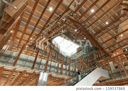 Interior view of Toyama City Library, Toyama City Interior view of Toyama City Library, Toyama City 139537868