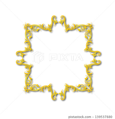 Vintage Ornamental Frame Elegant  Border on a white background, JPG, 300 dpi 139537880