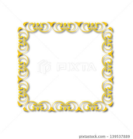 Vintage Ornamental Frame Elegant Border on a white background, JPG, 300 dpi Vintage Ornamental Frame Elegant Border on a white background, JPG, 300 dpi 139537889