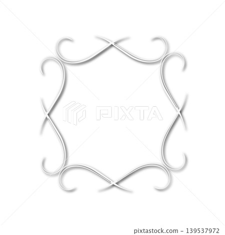 Vintage Ornamental Frame Elegant Border on a white background, JPG, 300 dpi Vintage Ornamental Frame Elegant Border on a white background, JPG, 300 dpi 139537972
