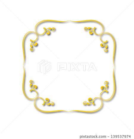 Vintage Ornamental Frame Elegant Border on a white background, JPG, 300 dpi Vintage Ornamental Frame Elegant Border on a white background, JPG, 300 dpi 139537974