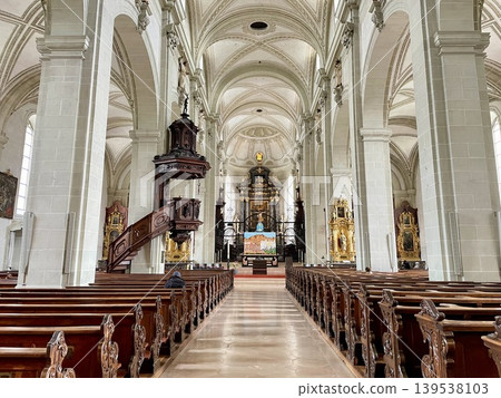 [Switzerland] The majestic interior space and chapel of the Hofkirche 139538103