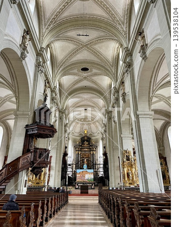 [Switzerland] The majestic interior space and chapel of the Hofkirche 139538104