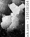 Abstract cracked black and white surface texture 139538164