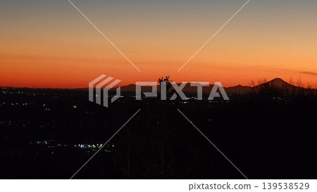 Mount Tsukuba, sunset 139538529