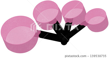 pink measuring cup pink measuring cup 139538735