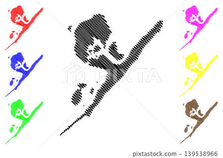 Kiwayu island (Republic of Kenya, Indian Ocean, Lamu Archipelago) map vector illustration, scribble sketch Kiwayu map Kiwayu island (Republic of Kenya, Indian Ocean, Lamu Archipelago) map vector illustration, scribble sketch Kiwayu map 139538966