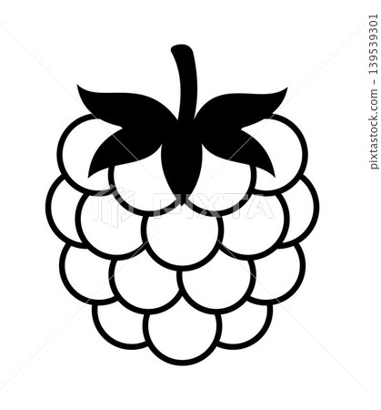 Raspberry berry icon simple fruit illustration fresh organic food symbol minimal outline style healthy dessert ingredient natural sweet berry design modern clean graphic Raspberry berry icon simple fruit illustration fresh organic food symbol minimal outline style healthy dessert ingredient natural sweet berry design modern clean graphic 139539301