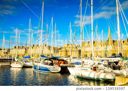harbour of Saint Malo, France harbour of Saint Malo, France 139539397