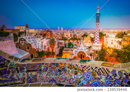 park Guell, Barcelona park Guell, Barcelona 139539448