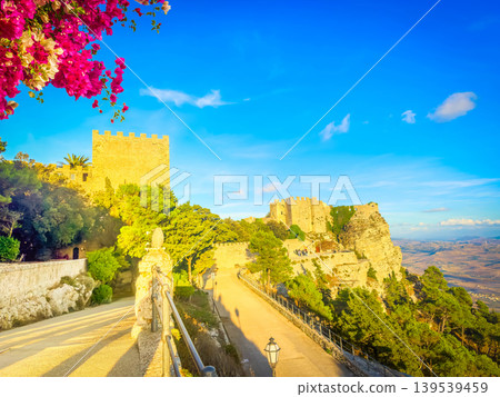 old town of Erice, Sicily Italy 139539459