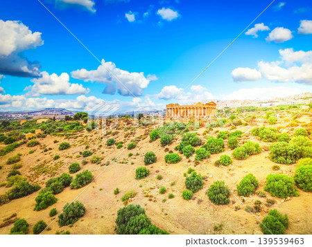 Agrigento site with ancient greek ruins, Sicily Agrigento site with ancient greek ruins, Sicily 139539463