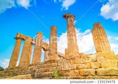 Agrigento site with ancient greek ruins, Sicily Agrigento site with ancient greek ruins, Sicily 139539478