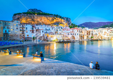 Cefalu old town, Sicily Italy 139539481