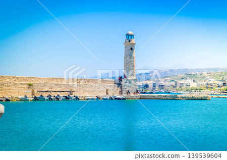 harbor of Rethymno, Crete, Greece harbor of Rethymno, Crete, Greece 139539604