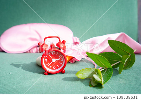 spring flowers with sleeping mask, sleep-wake disorders spring flowers with sleeping mask, sleep-wake disorders 139539631