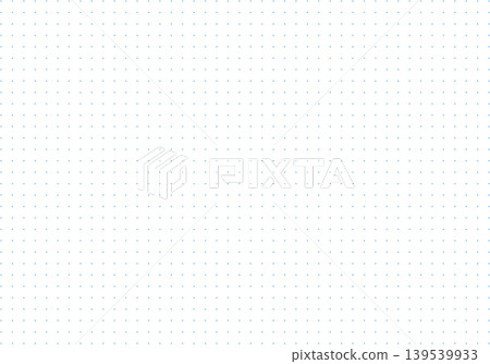 Dotted squared grid graph paper template for notebooks. Printable design graphic sheet. Simple blue dotted background. Bullet journal blue dotted texture. 139539933