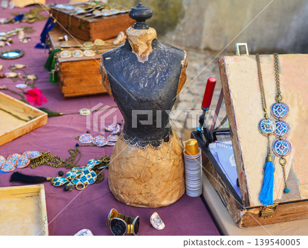 Assortment handmade of women's jewelry market Assortment handmade of women's jewelry market 139540005