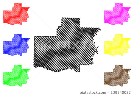 White County, Arkansas (U.S. county, United States of America,USA, U.S., US) map vector illustration, scribble sketch White map White County, Arkansas (U.S. county, United States of America,USA, U.S., US) map vector illustration, scribble sketch White map 139540022