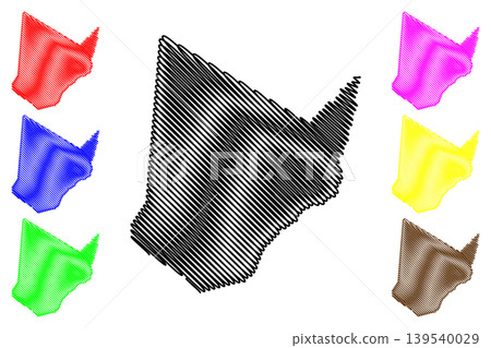 Kgatleng District (Districts of Botswana, Republic of Botswana) map vector illustration, scribble sketch Kgatleng map Kgatleng District (Districts of Botswana, Republic of Botswana) map vector illustration, scribble sketch Kgatleng map 139540029