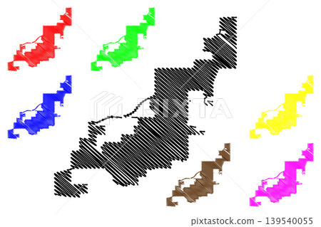 Broomfield County, Colorado (U.S. county, United States of America,USA, U.S., US) map vector illustration, scribble sketch Broomfield Consolidated City and County map Broomfield County, Colorado (U.S. county, United States of America,USA, U.S., US) map vector illustration, scribble sketch Broomfield Consolidated City and County map 139540055