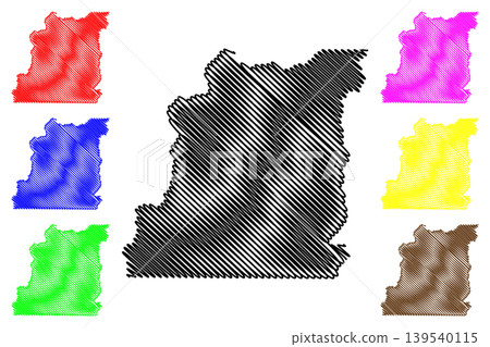 Lake County, Colorado (U.S. county, United States of America,USA, U.S., US) map vector illustration, scribble sketch Lake map Lake County, Colorado (U.S. county, United States of America,USA, U.S., US) map vector illustration, scribble sketch Lake map 139540115
