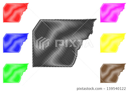 Montezuma County, Colorado (U.S. county, United States of America,USA, U.S., US) map vector illustration, scribble sketch Montezuma map Montezuma County, Colorado (U.S. county, United States of America,USA, U.S., US) map vector illustration, scribble sketch Montezuma map 139540122