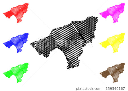Oecusse Municipality (Municipalities of East Timor, Democratic Republic of Timor-Leste, island) map vector illustration, scribble sketch Oecussi-Ambeno map Oecusse Municipality (Municipalities of East Timor, Democratic Republic of Timor-Leste, island) map vector illustration, scribble sketch Oecussi-Ambeno map 139540167