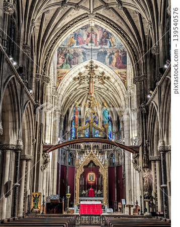Interior of The Church of Our Lady of the Assumption and the English Martyrs in Cambridge England Interior of The Church of Our Lady of the Assumption and the English Martyrs in Cambridge England 139540576