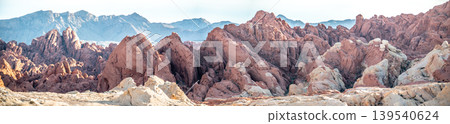 Valley of Fire State Park Nevada Panoramic Desert Landscapes Red Rock Formations Sandstone Hills Valley of Fire State Park Nevada Panoramic Desert Landscapes Red Rock Formations Sandstone Hills 139540624