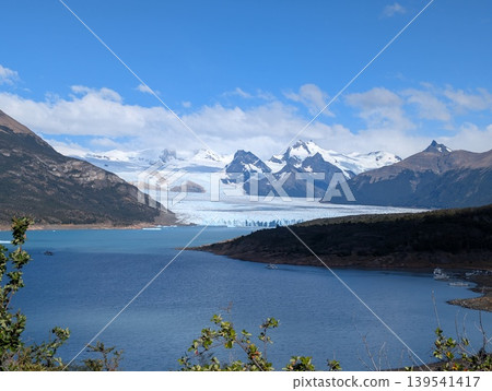 The majesty of nature. A view of the Andean peaks and a glacier in the Perito Moreno Glacier Valley in Santa Cruz Province, Argentina. The majesty of nature. A view of the Andean peaks and a glacier in the Perito Moreno Glacier Valley in Santa Cruz Province, Argentina. 139541417